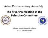 The first APA meeting of the Palestine Committee